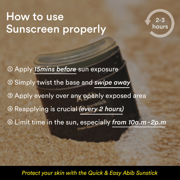 Abib Quick Sunstick Protection Bar SPF50+ Broad Spectrum, Glowy Sunscreen Stick for Dry & Sensitive Skin, No White Cast, With Centella & Aloe, Korean Sunscreen, 0.77 oz / 22 g