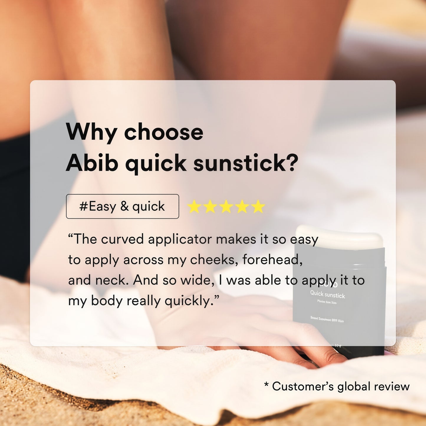 Abib Airy & Quick Sunstick DUO SPF50+ Broad Spectrum Semi-Matte & Quick Glowy Finish, No White Cast, Korean Sunscreen Stick for All Skin Types, 2 Count